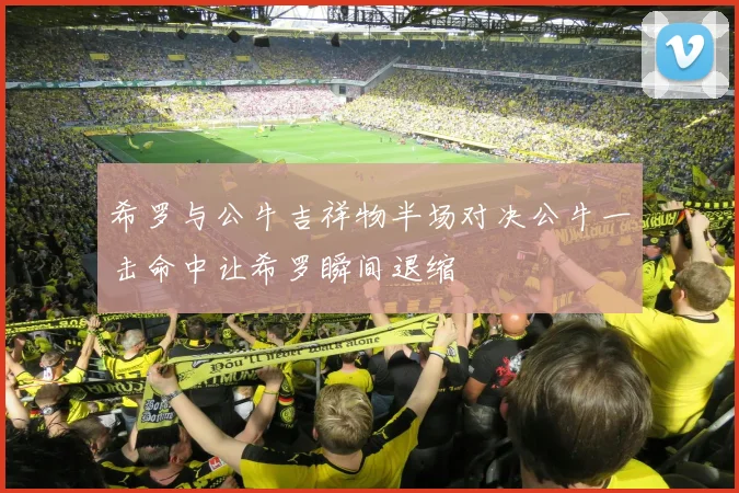 希罗与公牛吉祥物半场对决公牛一击命中让希罗瞬间退缩